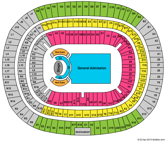 Stade De France U2 Seating Chart